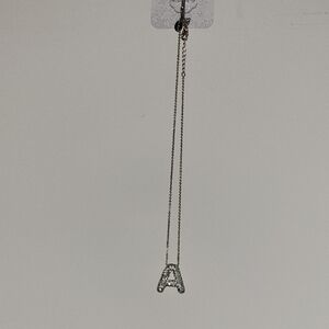 Initial A Pendant Necklace in Silver - Women's Jewelry